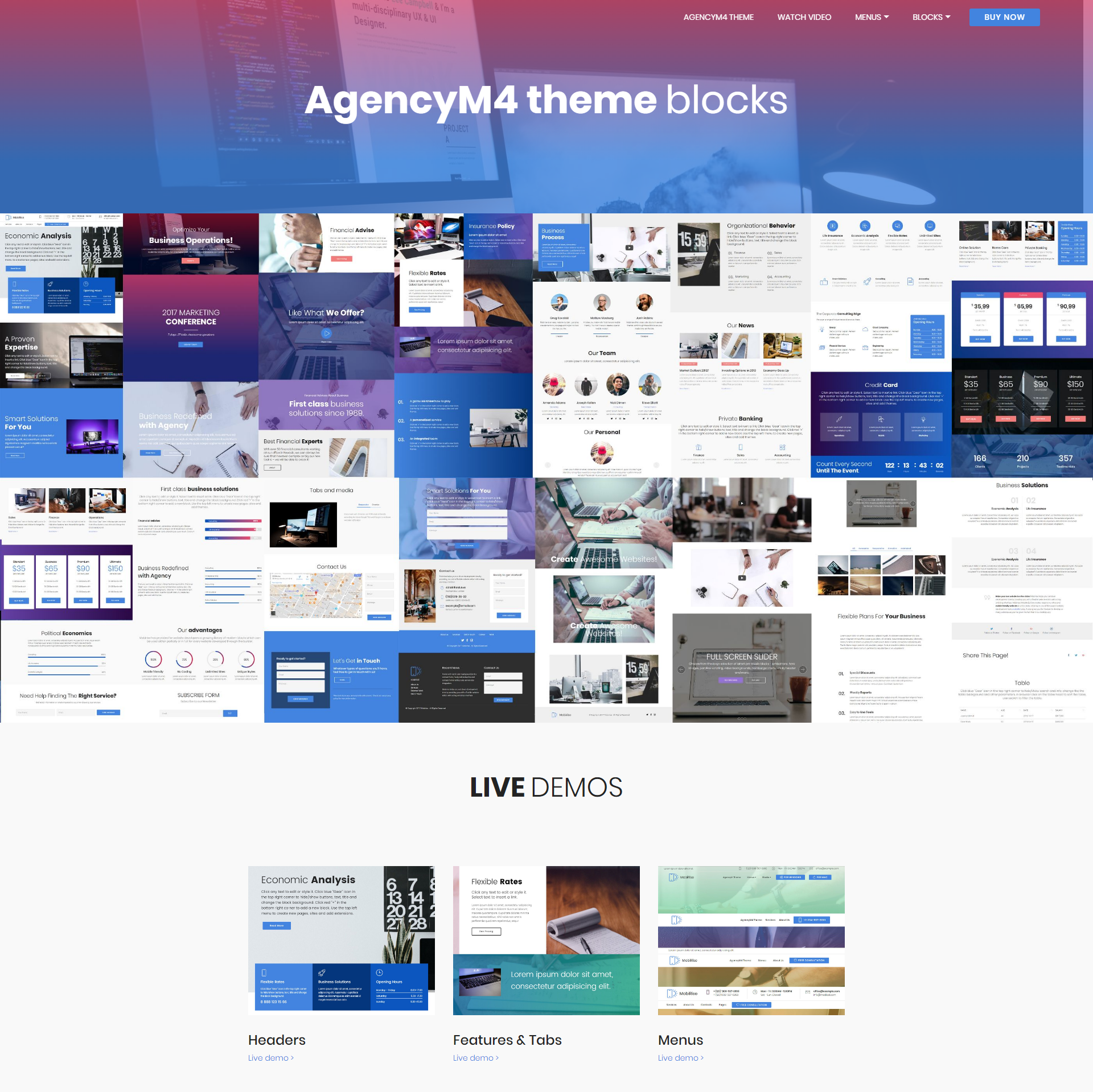 HTML Bootstrap AgencyM4 Themes