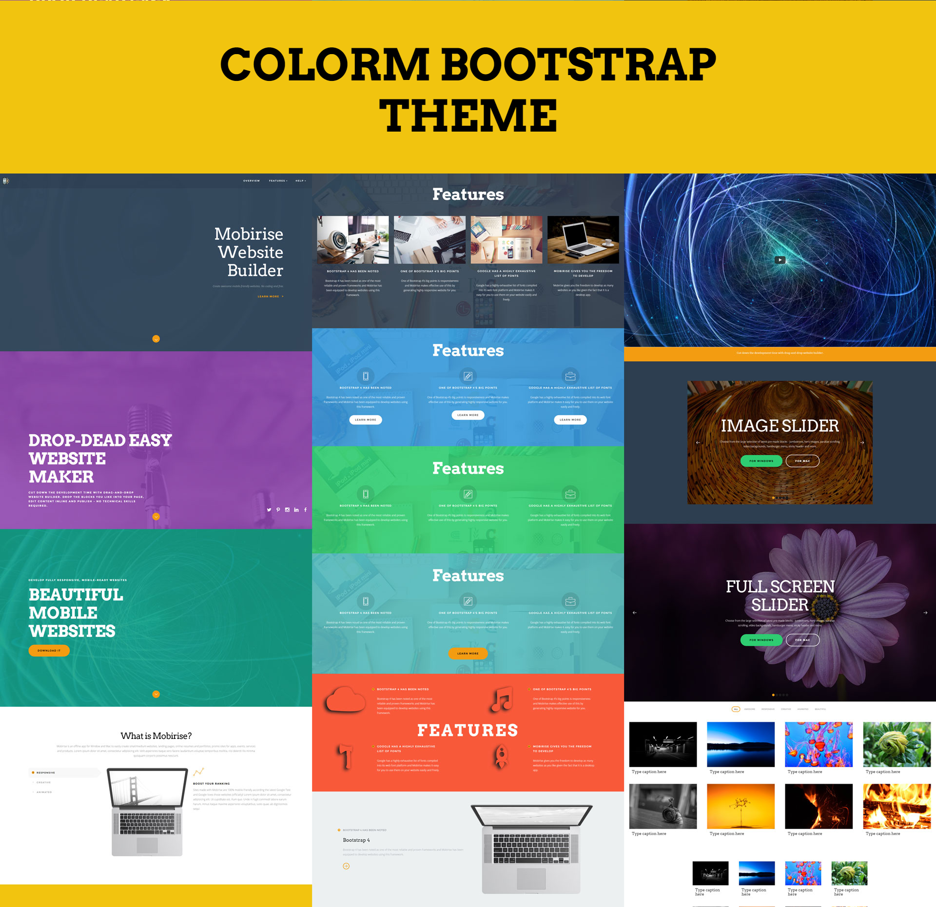 Free Download Bootstrap ColorM Templates