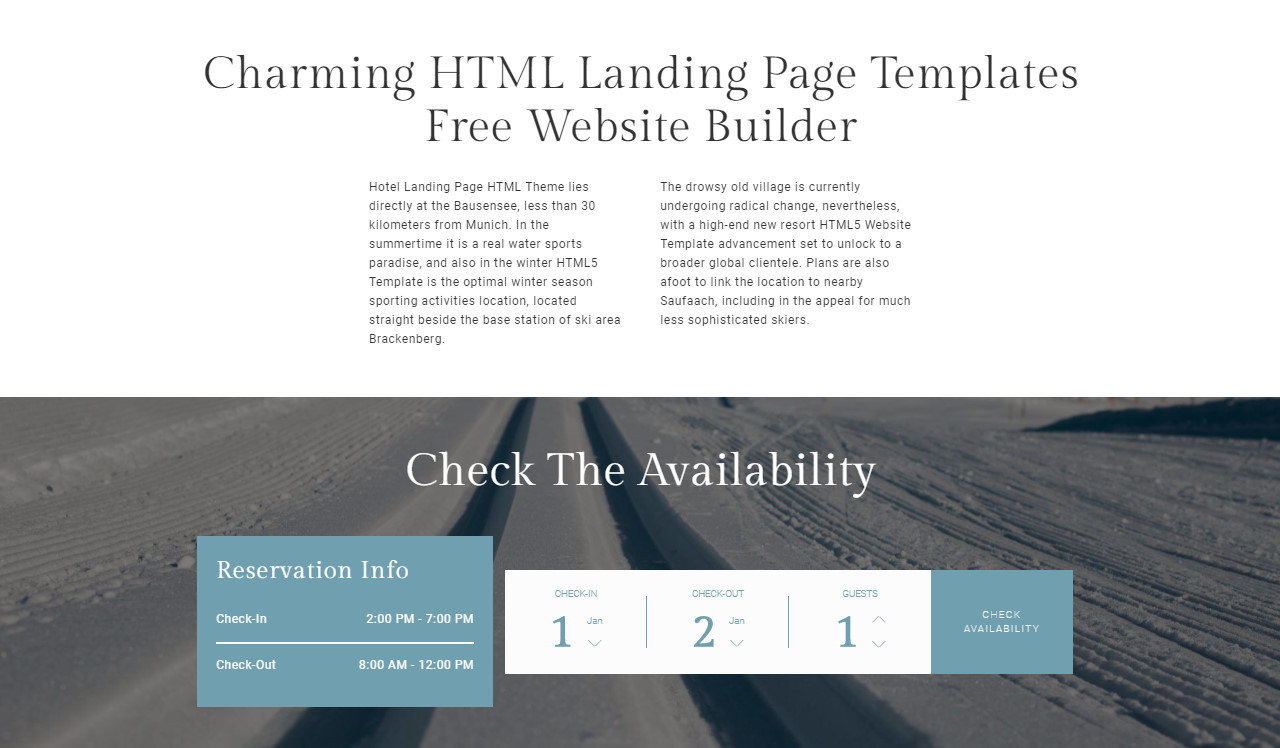 Landing Pache HTML Template