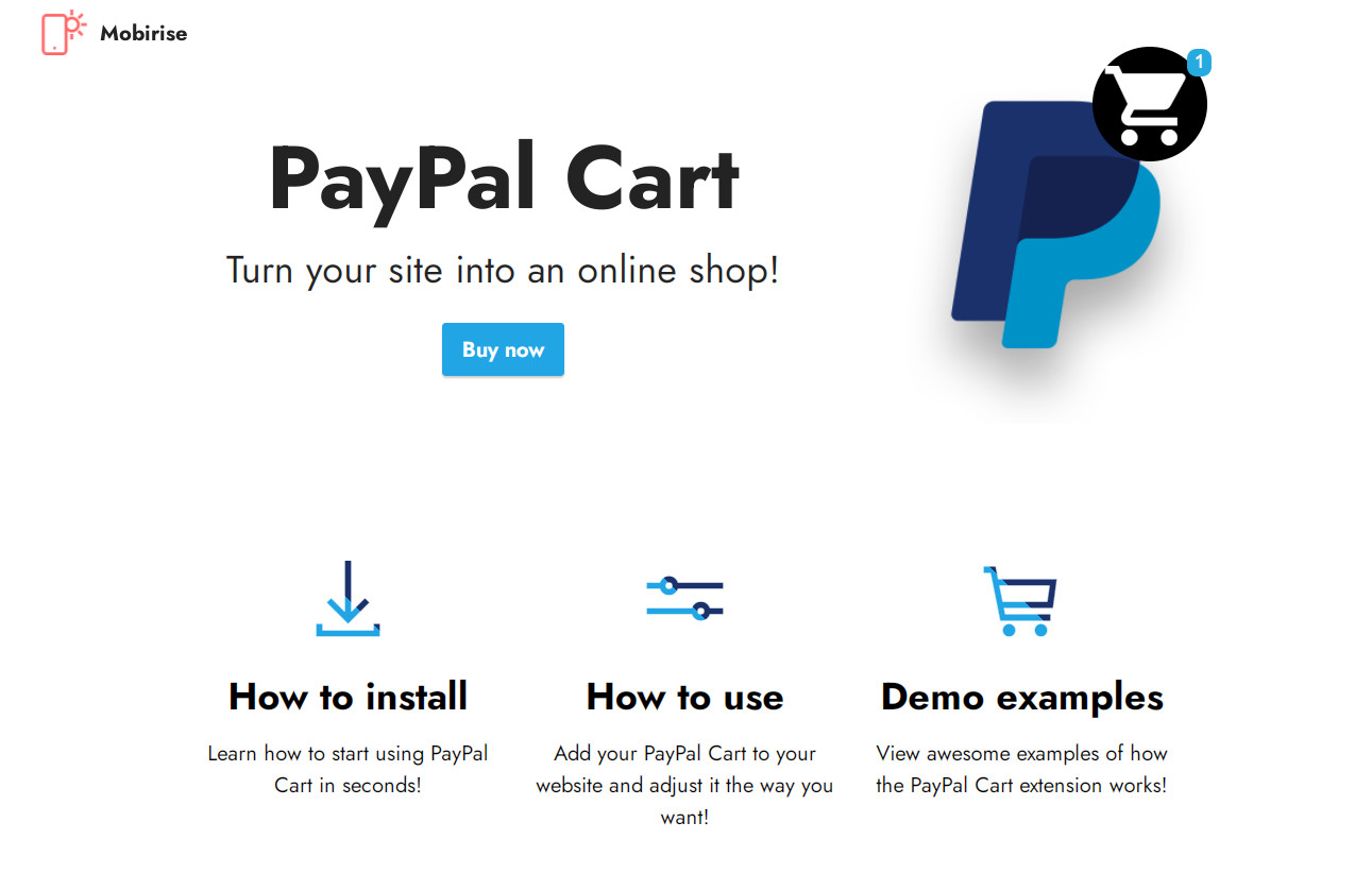 PayPal Shopping Caat