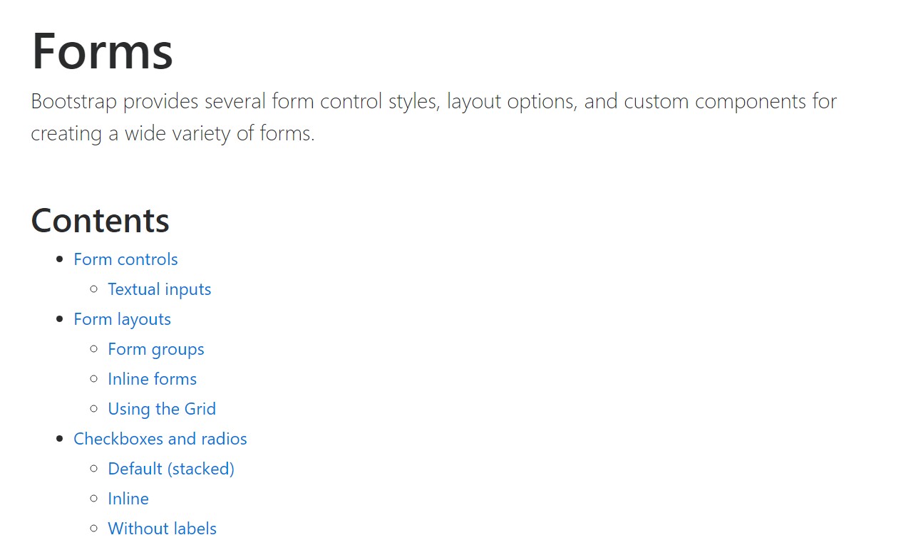  Operation of the label in in Bootstrap Forms:  formal  documents