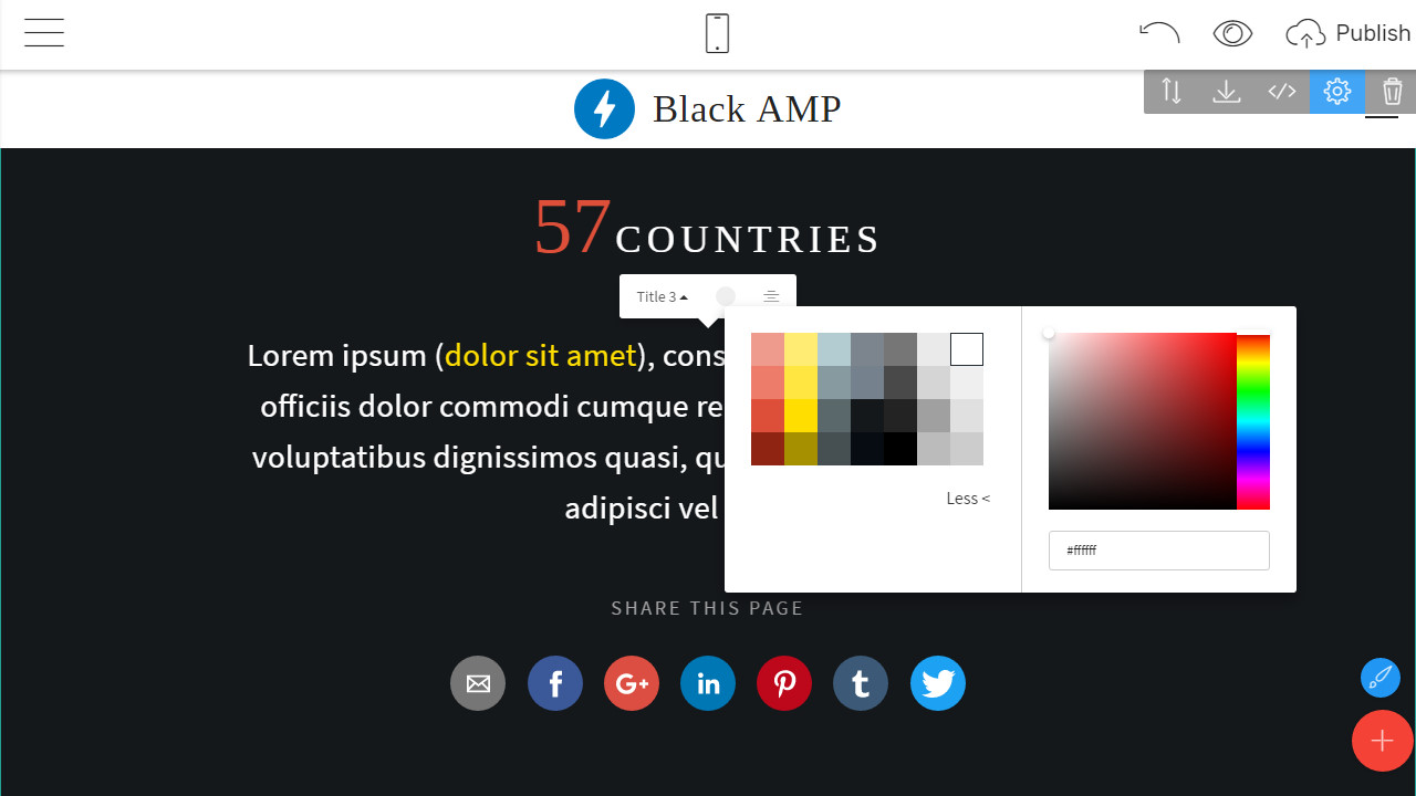 amp page theme free download