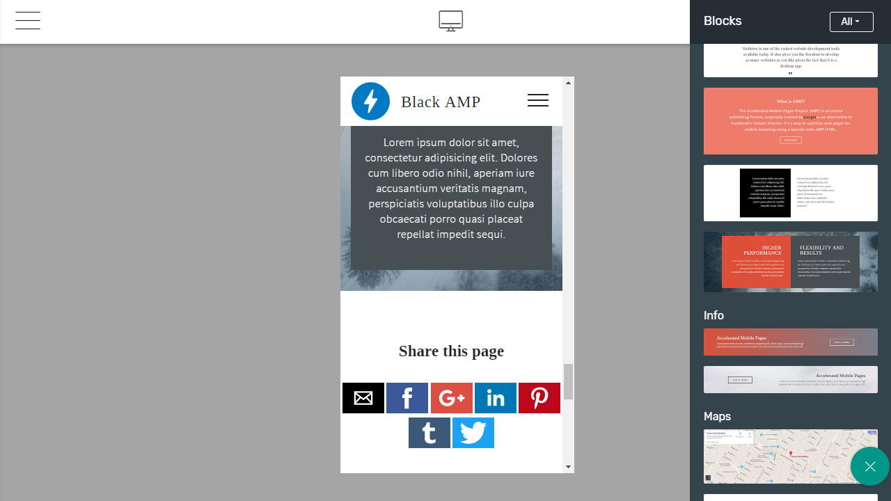 amp page template