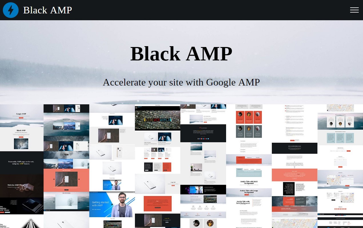 AMP HTML Template
