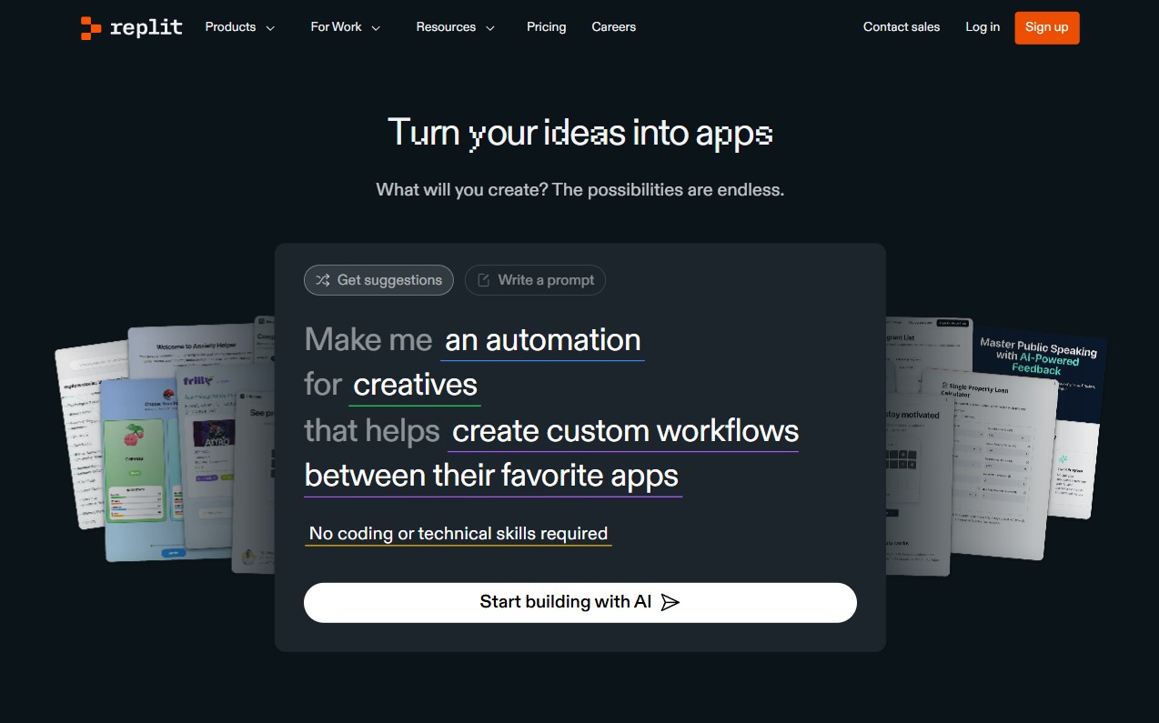 Replit AI Website Builder